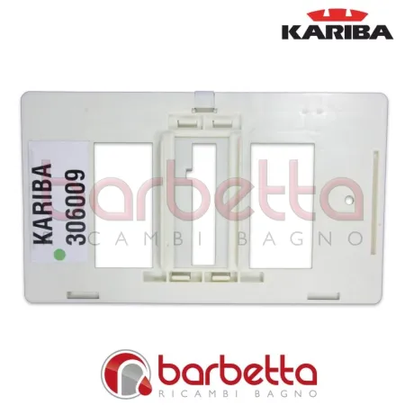 CONTROPLACCA PER CASSETTA DA INCASSO KARIBA MONO 2006 KARIBA 306009
