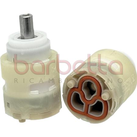 CARTUCCIA DEVIATRICE D.25 A DUE VIE CON CHIUSURA ASTA TONDA ST300B0121