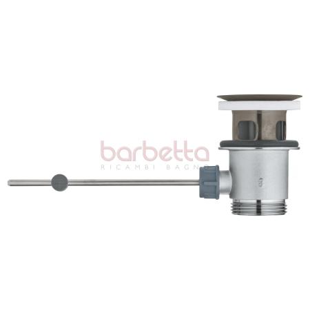COLONNA DI SCARICO LAVABO 1 1/4" GRIGIO ANTRACITE SPAZZOLATO RICAMBIO GROHE 28910AL0