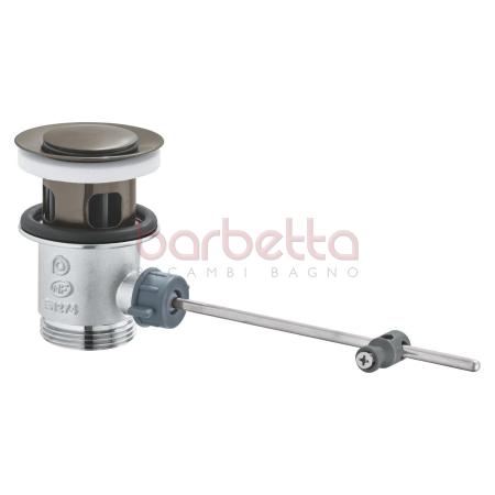 COLONNA DI SCARICO LAVABO 1 1/4" GRIGIO ANTRACITE SPAZZOLATO RICAMBIO GROHE 28910AL0