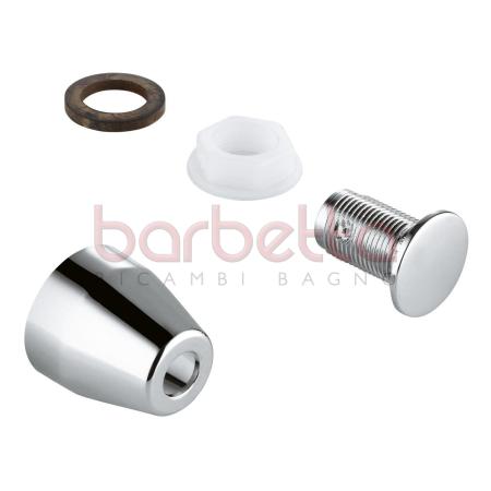 TAPPO E CAPPUCCIO ROSETTA CROMO RICAMBIO GROHE 37125000