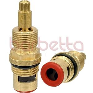 VITONE A DISCO CERAMICO 1/2" 90° SINISTRO OTTONE MELODA G020S