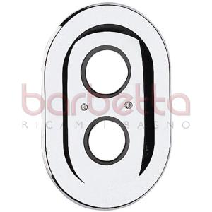 ROSONE OVALE INCASSO DOCCIA TERMOSTATICO RICAMBIO GROHE 47188000