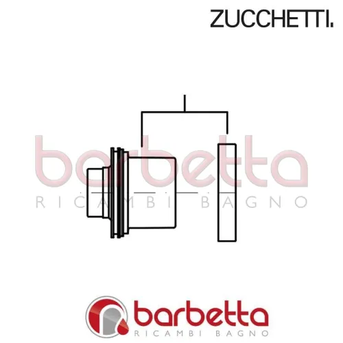 MANIGLIA ROSONE AGUA ZUCCHETTI R97129