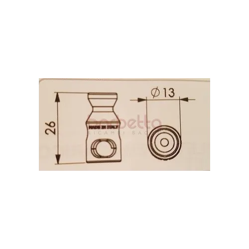 SNODO PER ASTE 05075