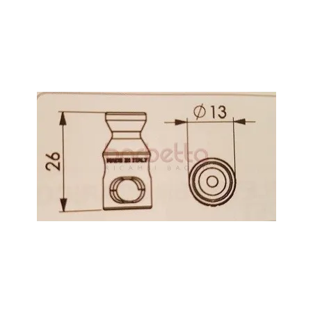 SNODO PER ASTE 05075