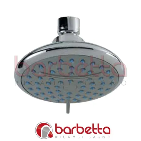 SOFFIONE DOCCIA IN ABS CROMO 2 GETTI MODELLO SICILIA