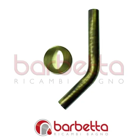 TUBO A 45" PER CASSETTA ALTA BRONZATO