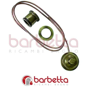 RACCORDO CON PULSANTE CATIS BRONZATO