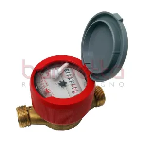 CONTATORE A SECCO 8 RULLI 1/2" ACQUA CALDA