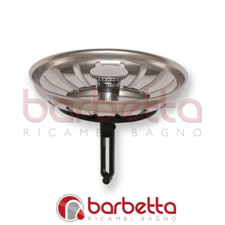 TAPPO LAVELLO INOX BASKET BONOMINI CON GRIGLIA DA 83MM