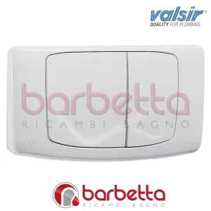 PLACCA PULSANTE DOPPIO SCARICO AG-RIOS BIANCA VALSIR VS0828501
