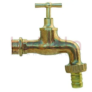 RUBINETTO PORTAGOMMA OTTONE LUCIDO 3/4