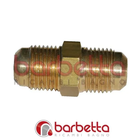 RACCORDO DOPPIO PER TUBO RAME CLIMATIZZATORE 1/4X6