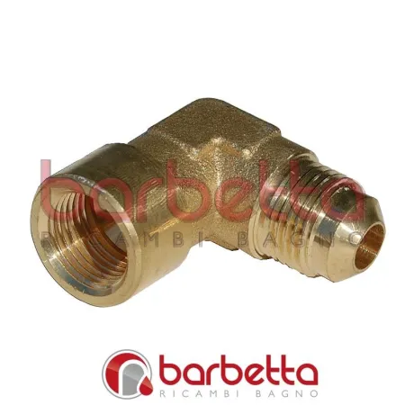 RACCORDO A GOMITO FEMM.1/2X1/2 PER CONDIZIONAMENTO