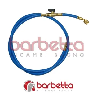 TUBO FLESSIBILE SINGOLO CON RUBINETTO MOD.B 5/6 F - F 1/4 x R410